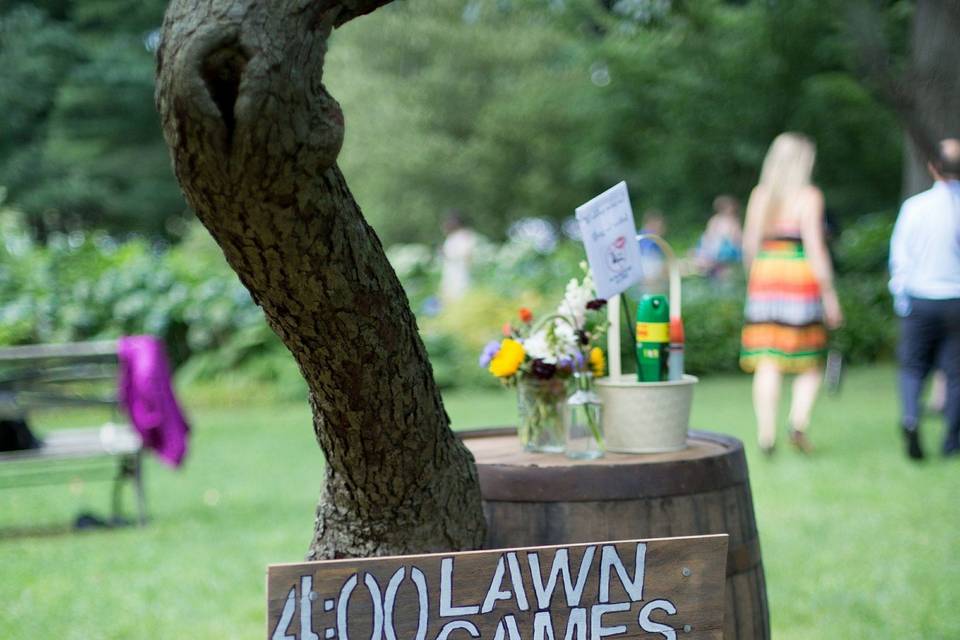 Wedding signage