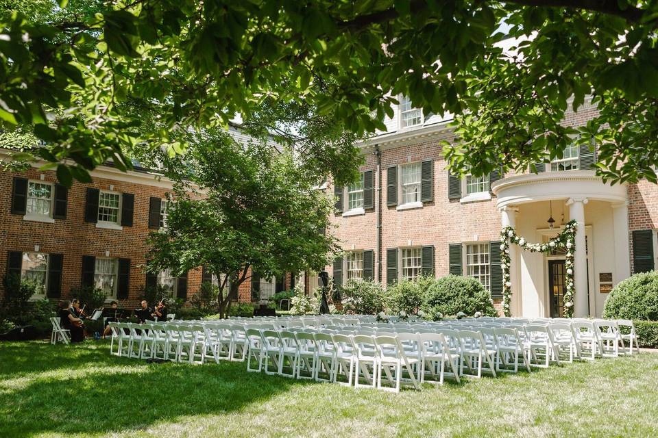 Ceremony setup