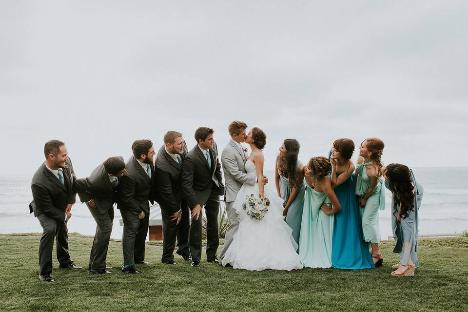 Couple kissing