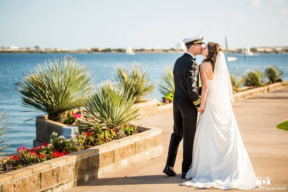 Couple kissing