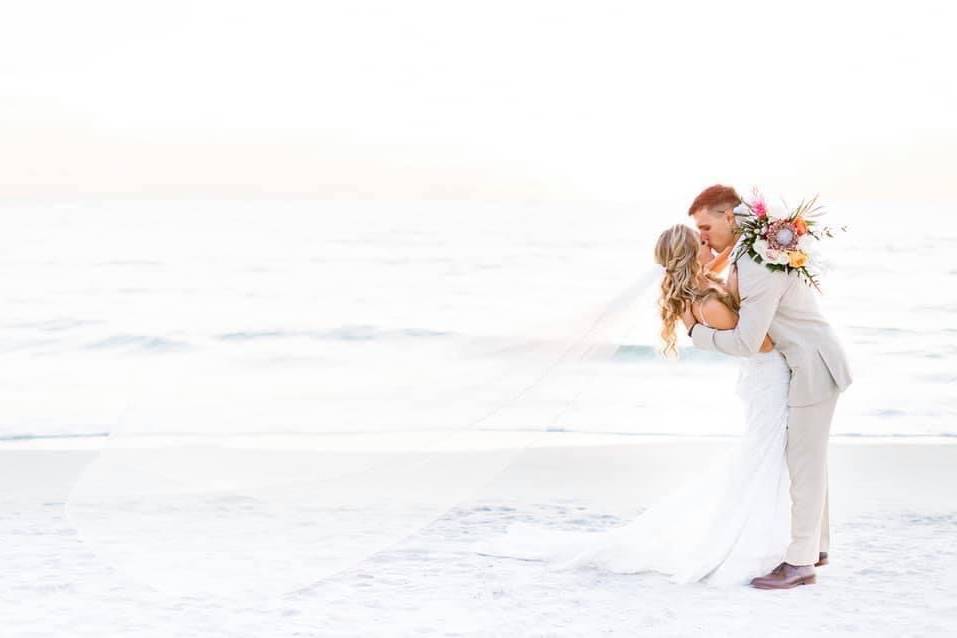 Beach kiss