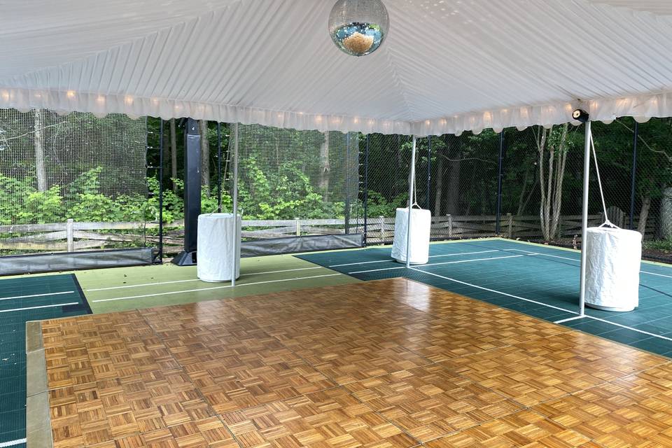 Dance floor and Discoball