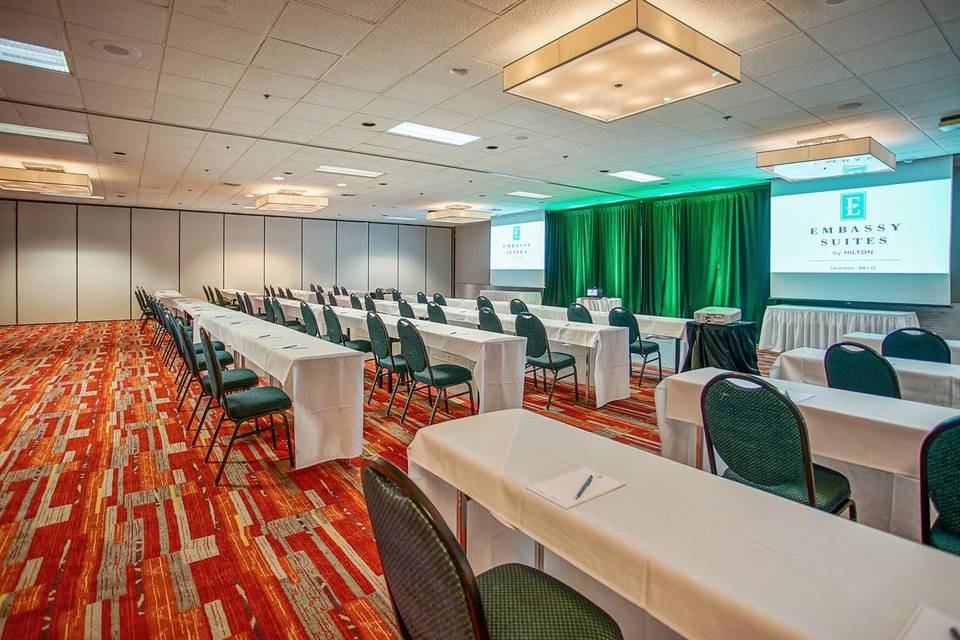 Meeting room classroom setup