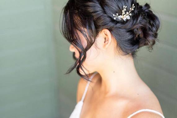 Bridal Low Texture Bun