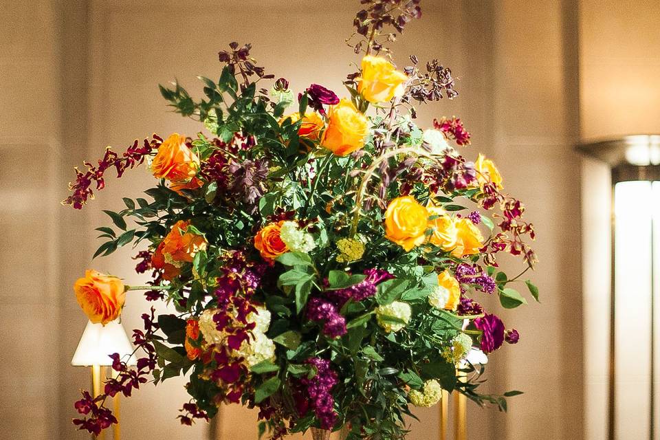 Escort-Card Florals