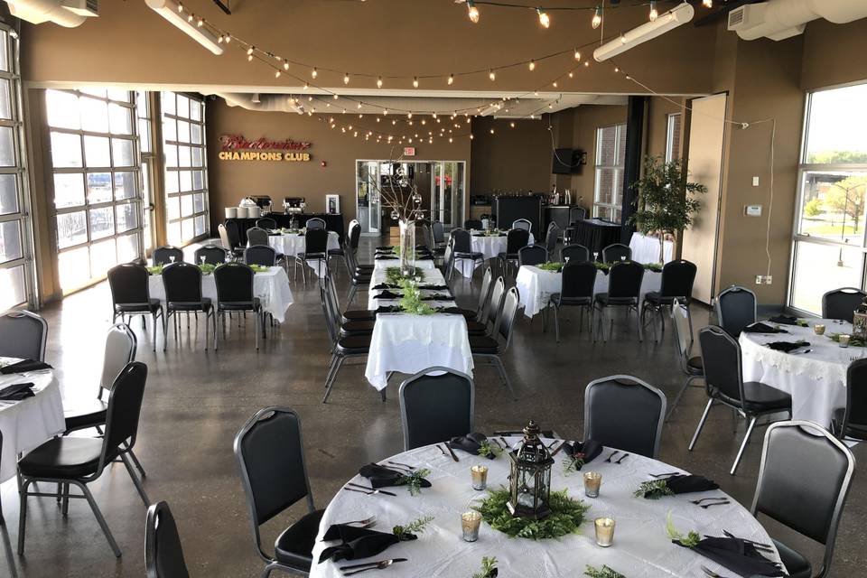 Reception in Champs Club