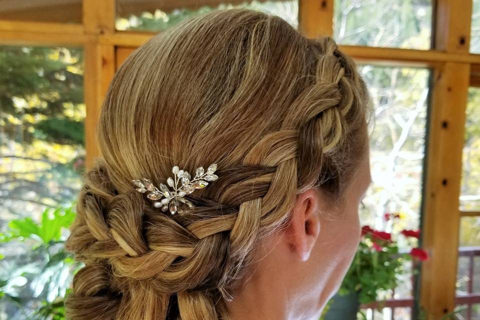 Braided updo