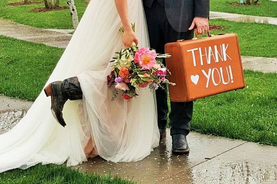 Jr. Bridesmaid unique updo