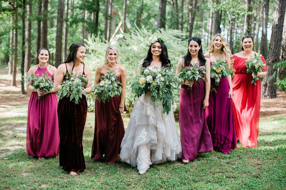 Real Wedding Bridesmaids