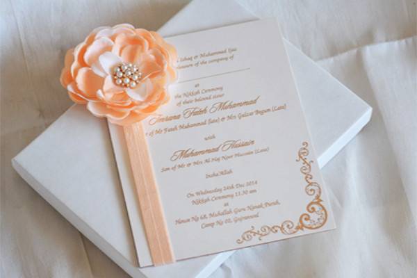 Floral & Chich shabby invitations. Customizing the invitations in your color, theme and more details please call us at 301-874-2785. More products or available at www.colorprintoutlet.com
