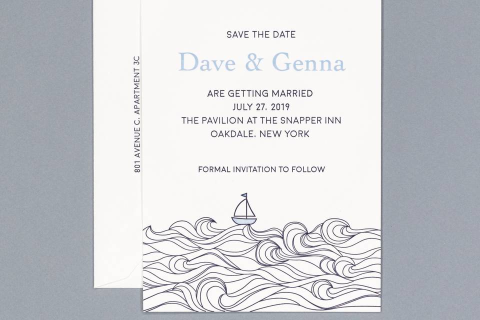 The nautical save the date