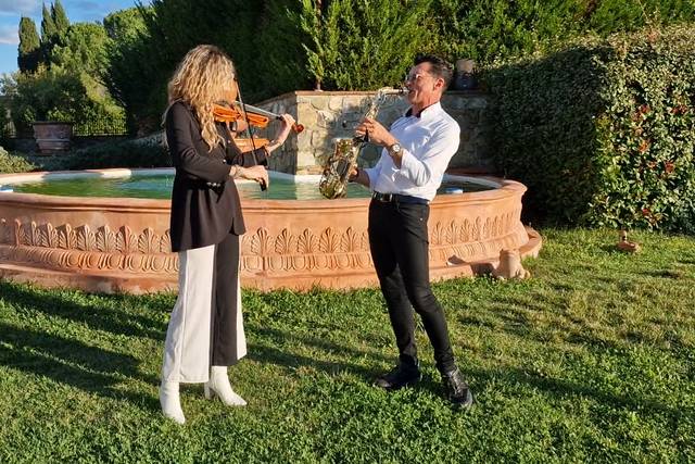 Sax e violino