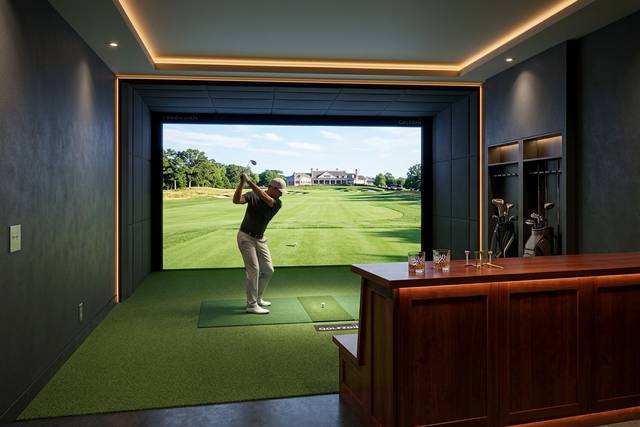 Golf Simulator room!