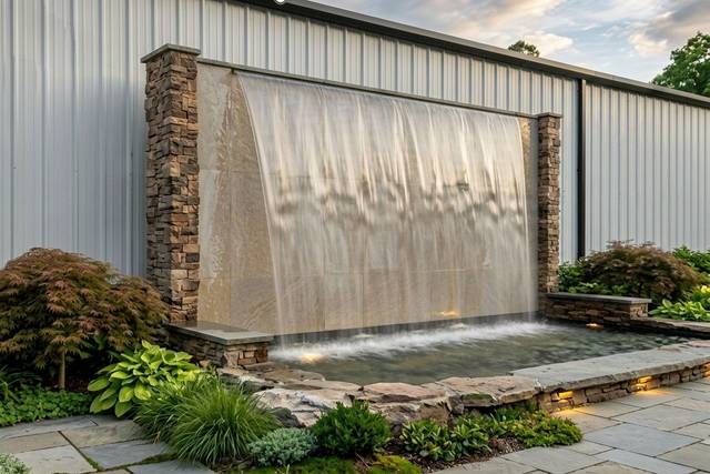 Waterfall Feature.