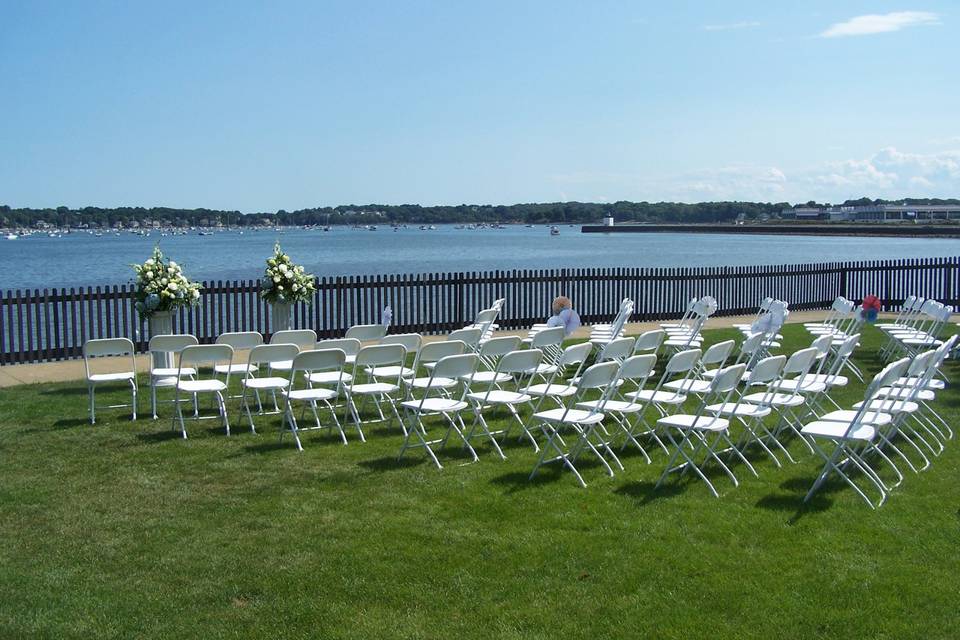 Seaside ceremony