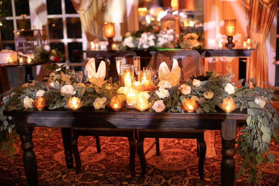 Ballroom Sweetheart Table