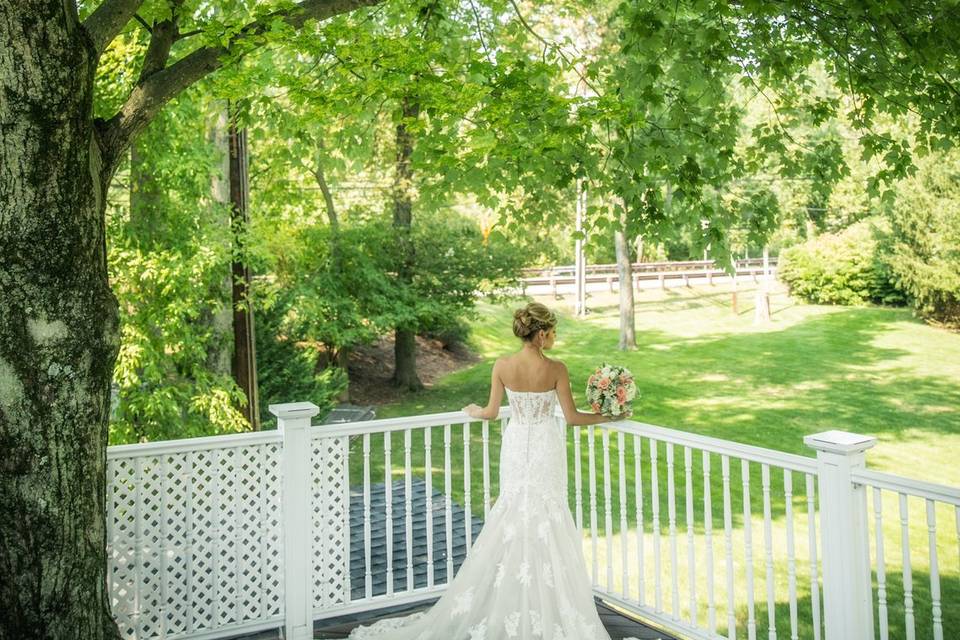 Bride on deck