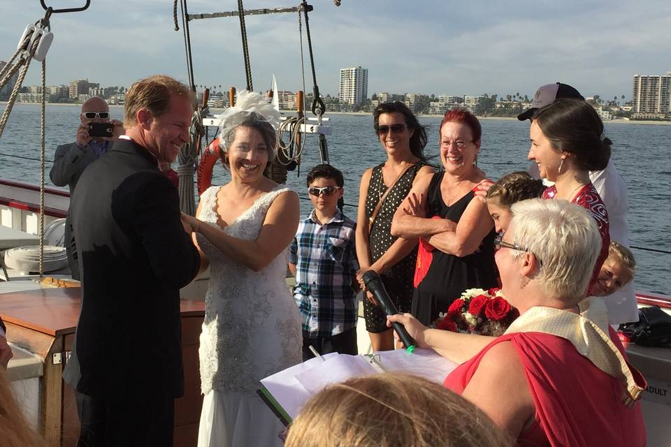 Boat wedding