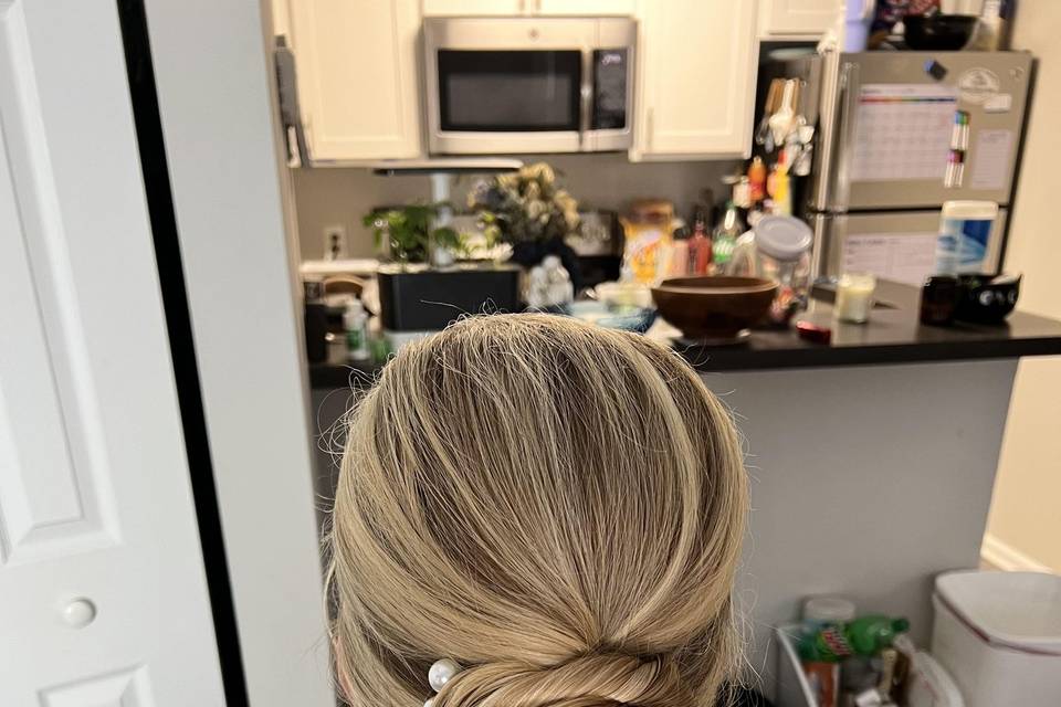 Bun updo