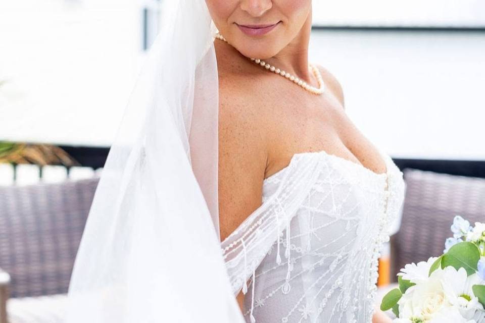 Beautiful bride Abby