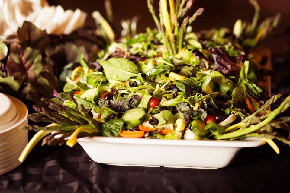 Healthy Fresh Cut Green Salad