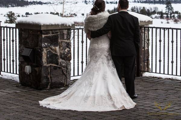 Lake Cascade Winter Wedding
