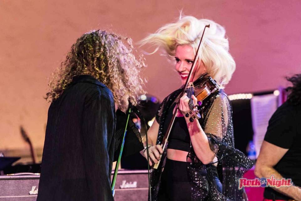 Acoustic Violin with Full Band