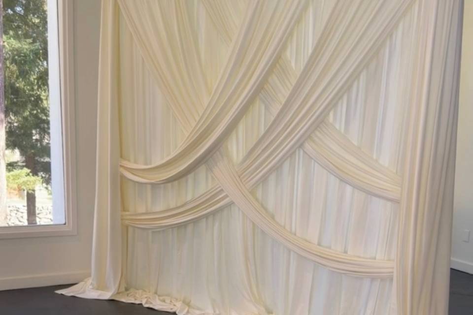Draping backdrop