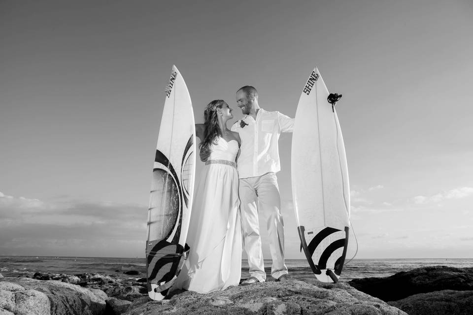 Couple on the beach Bucerias