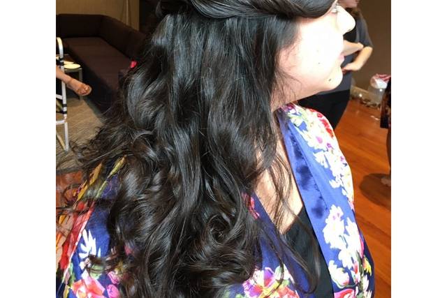 Half-updo