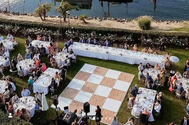 Outdoor Reception by the water