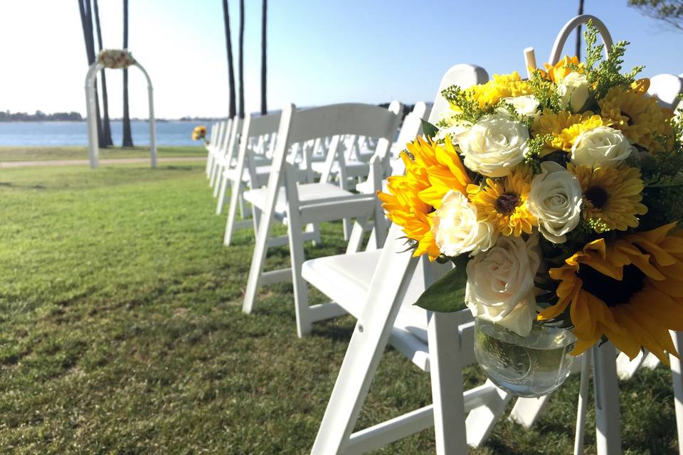 Sunset Lawn Ceremony Location