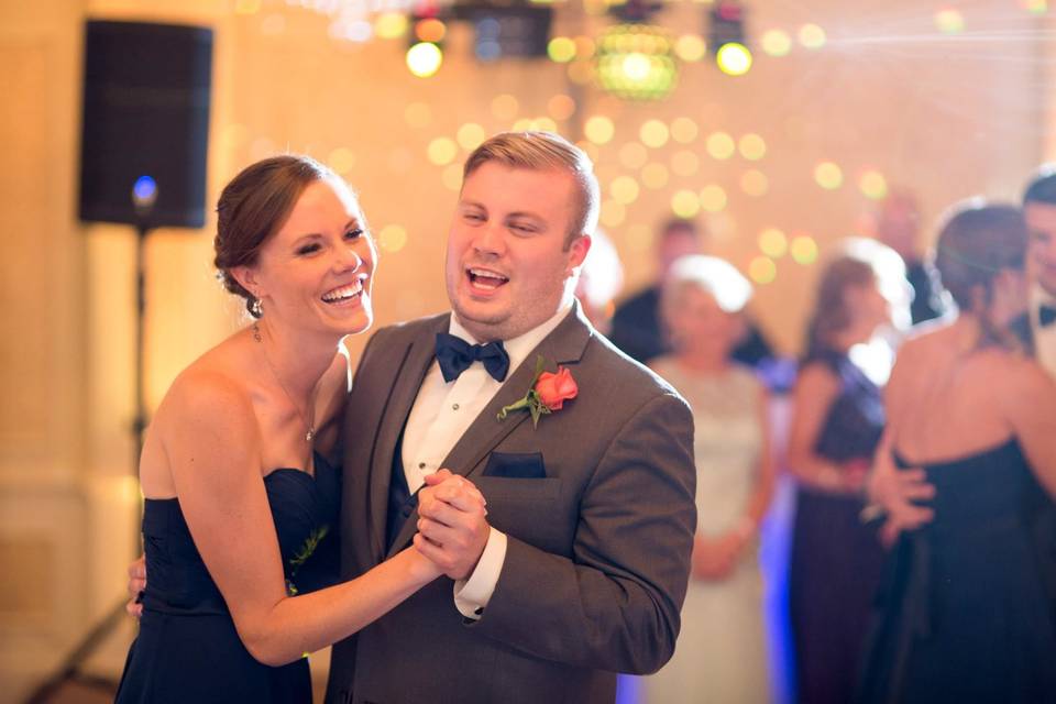 Wedding party portrait