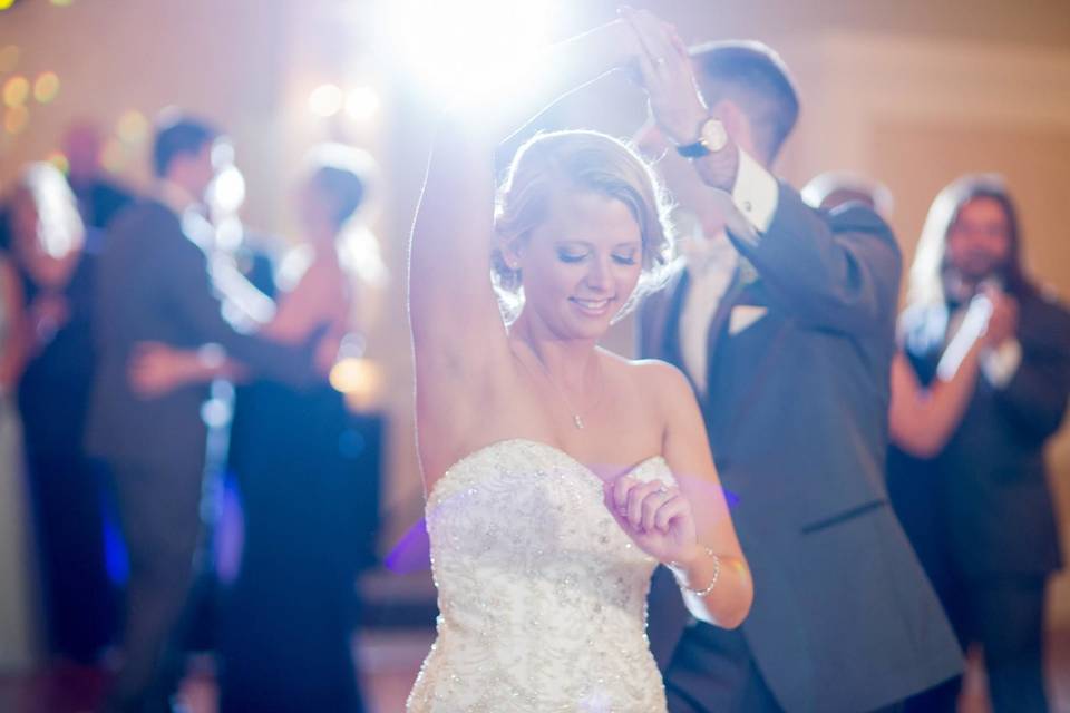 Couple dancing together