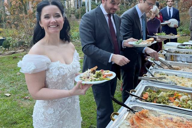 Outdoor Wedding Dinner