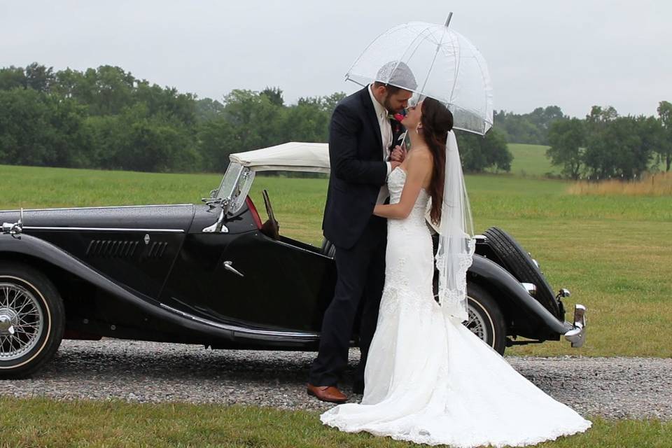 Rain wedding