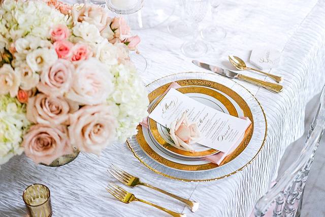 Low wedding centerpieces