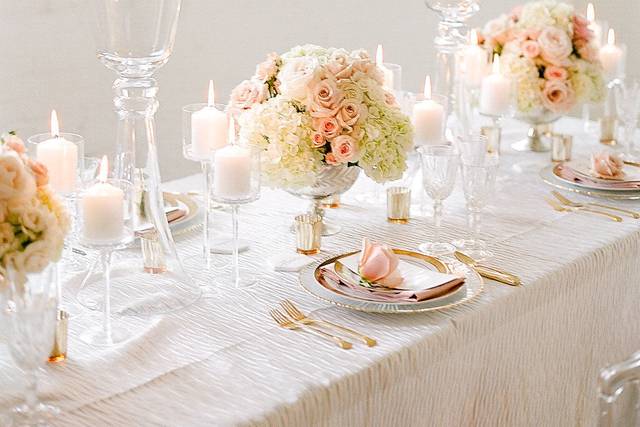 Reception wedding flowers