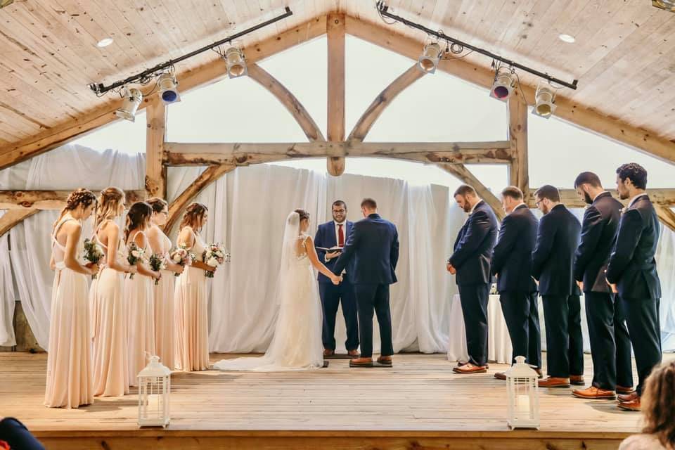 Groomsmen at Pavilion