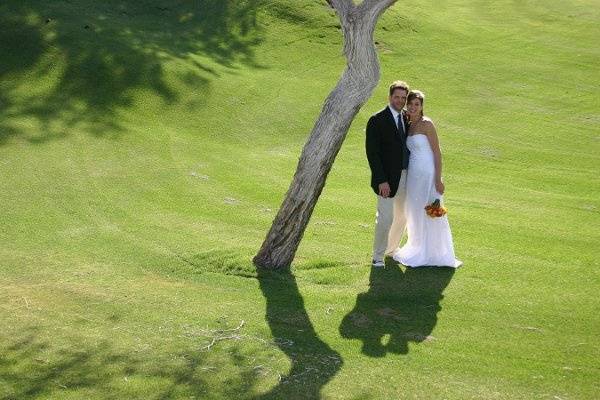 Mike and Jessica, Ahwatukee Foothills Golf Resort, Ahwatukee, AZ, 2007.