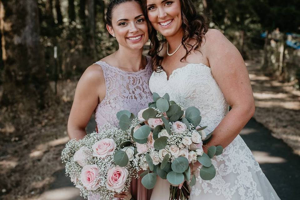 Bride and her Maid of Honor