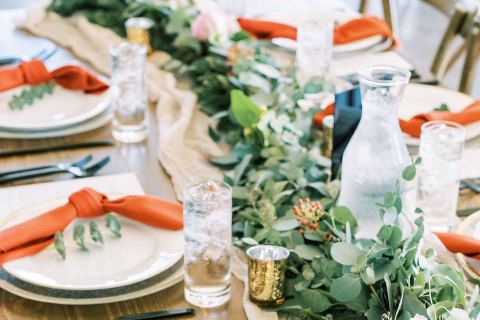 Lush greenery garland