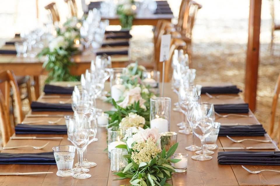 Head table setting