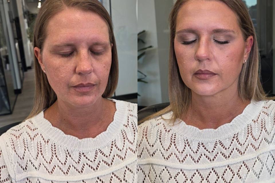 Soft glam bridal trial
