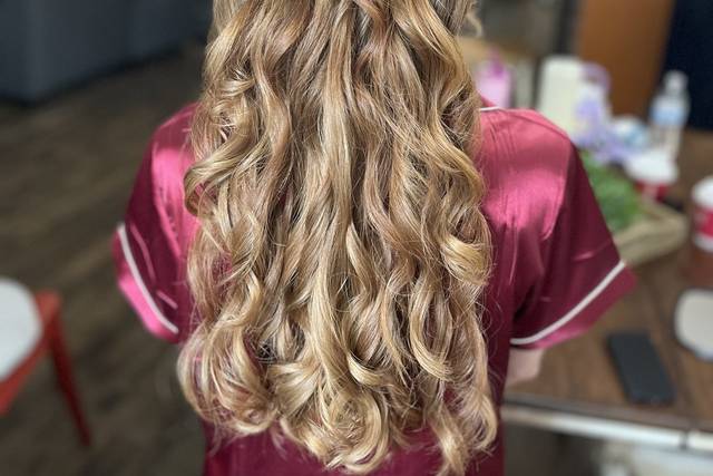 Half-up half-down