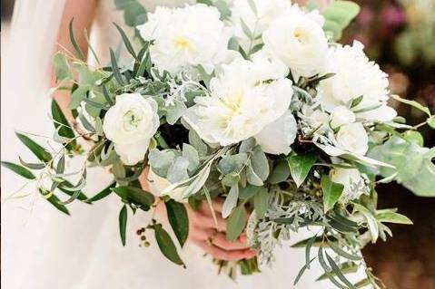 Textured garden bouquet