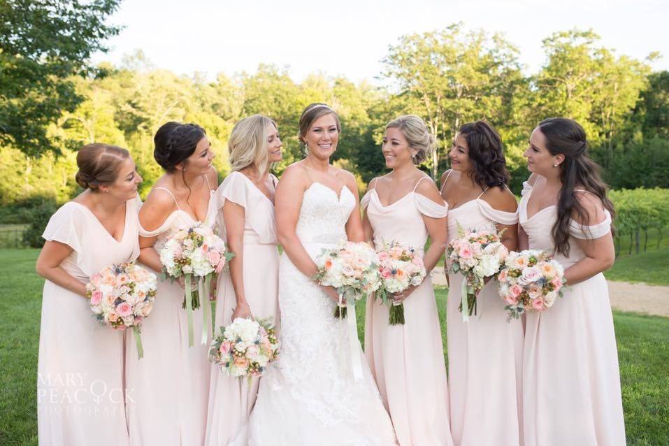 Matching bouquets