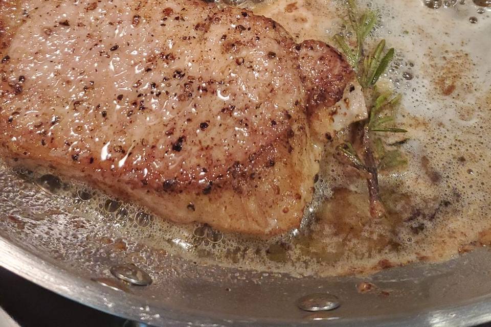 Butter Basted Porkchops