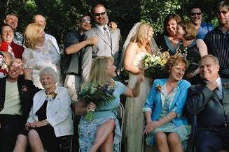 A panoramic image taken at the June, 2007 Morris-Wright wedding...