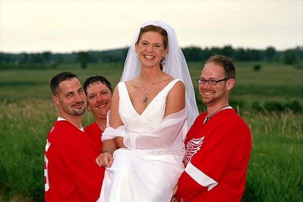 Sarah at her Madison wedding...